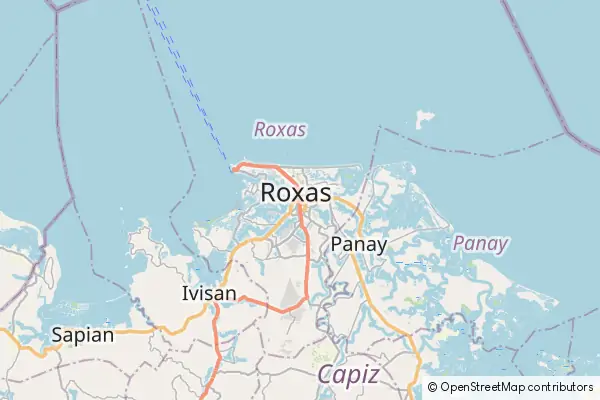 Karte: Roxas City • © OpenStreetMap contributors Karte Roxas City