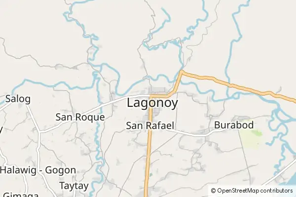 Karte Lagonoy