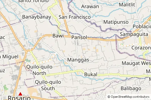 Karte: Padre Garcia • © OpenStreetMap contributors Karte Padre Garcia