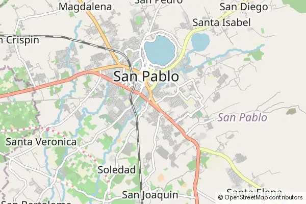 Karte San Pablo City