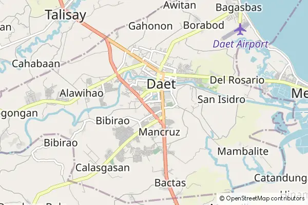 Karte: Daet • © OpenStreetMap contributors Karte Daet