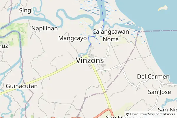 Karte Vinzons