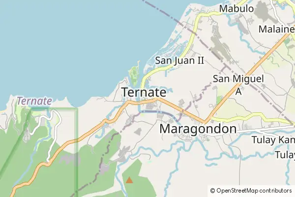 Karte Ternate
