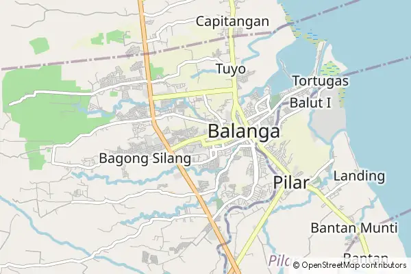 Karte Balanga City