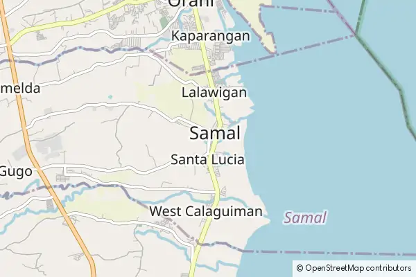 Karte Samal