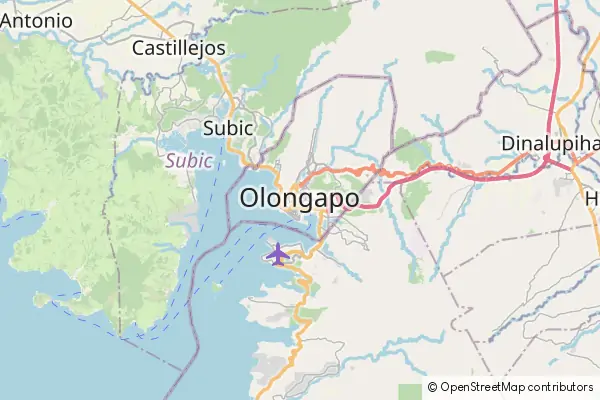 Karte Olongapo