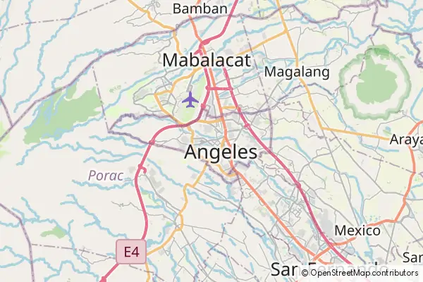 Karte Angeles City