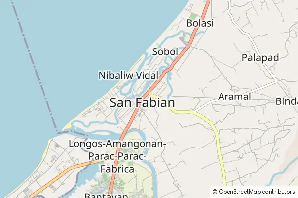 Karte San Fabian