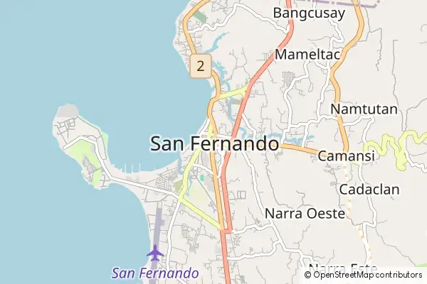 Karte: San Fernando La Union • © OpenStreetMap contributors Karte San Fernando La Union