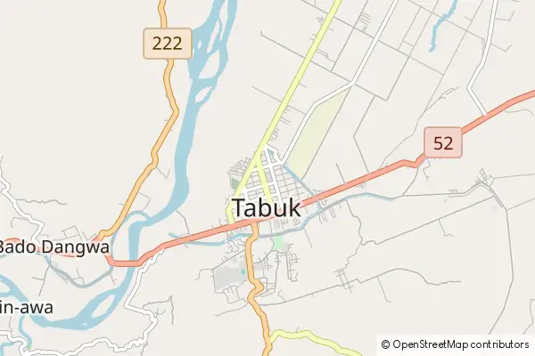 Karte Tabuk City