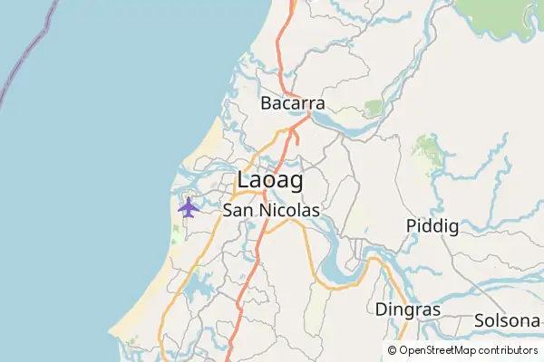 Karte Laoag