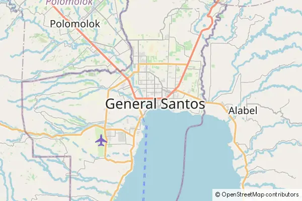 Karte General Santos