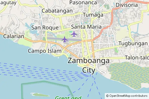 Karte Zamboanga City