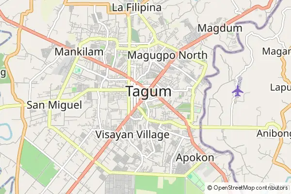 Karte Tagum City