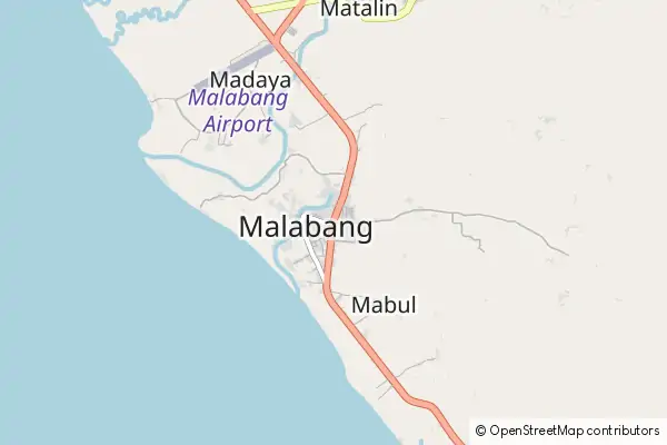 Karte Malabang