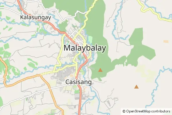 Karte Malaybalay City