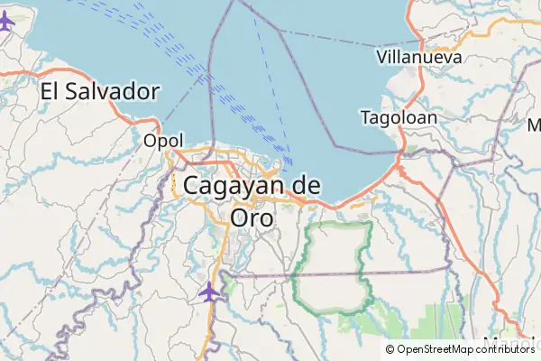 Karte Cagayan de Oro