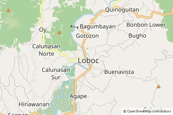 Karte Loboc