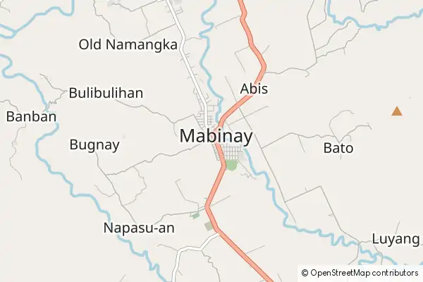 Karte Mabinay