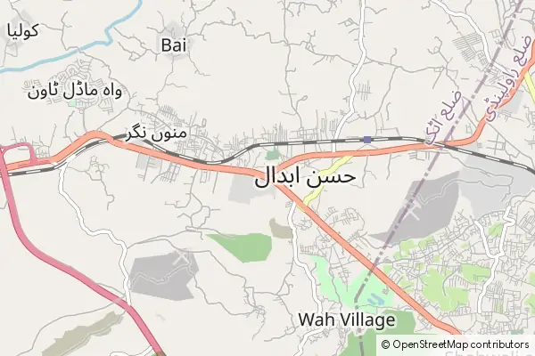 Karte: Hassan Abdal • © OpenStreetMap contributors Karte Hassan Abdal