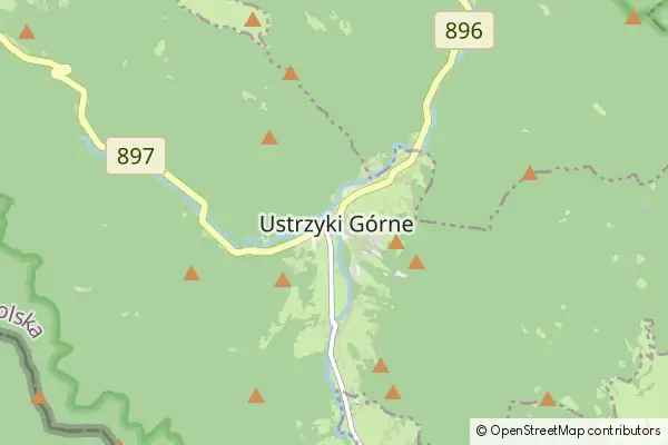 Karte Ustrzyki Górne