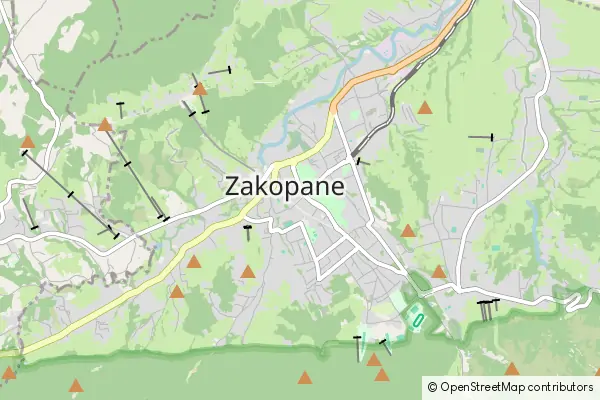 Karte Zakopane