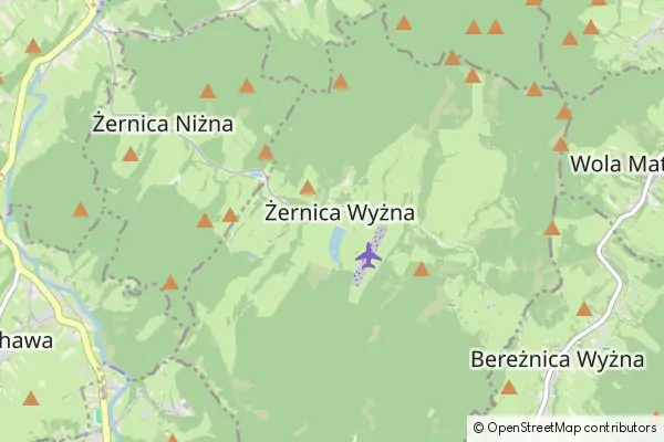 Karte Żernica Wyżna