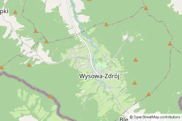 Karte Wysowa-Zdrój