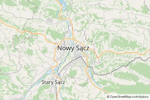 Karte Nowy Sącz