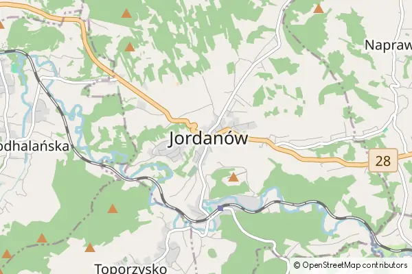 Karte Jordanów