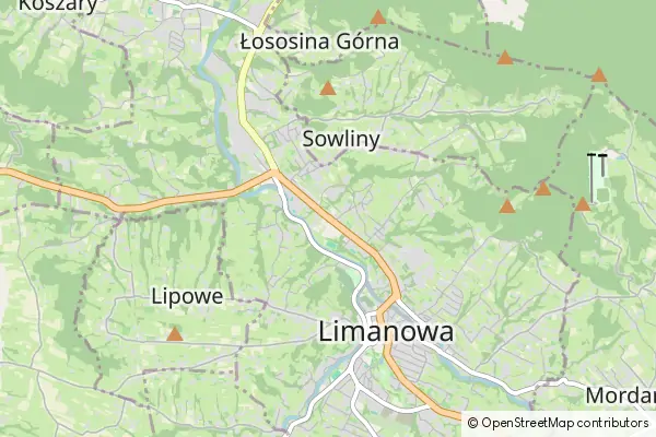 Karte Limanowa