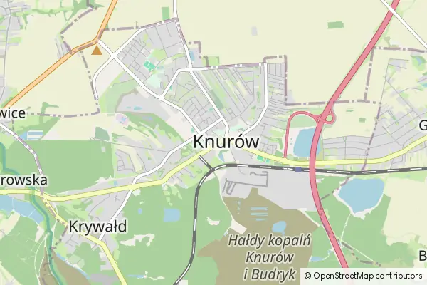 Karte Knurów