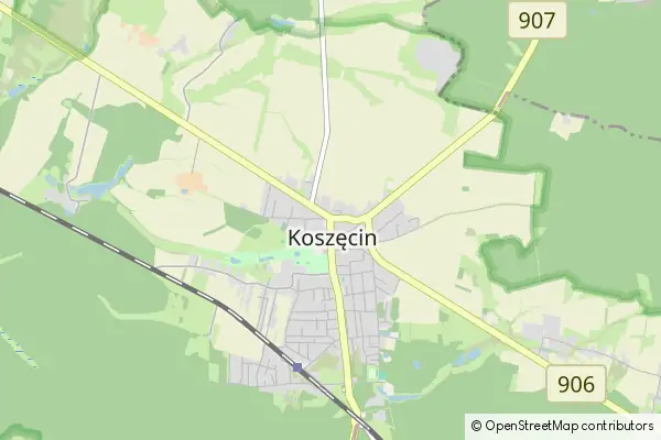 Karte Koszęcin