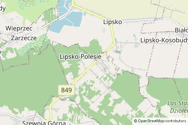 Karte Lipsko-Polesie