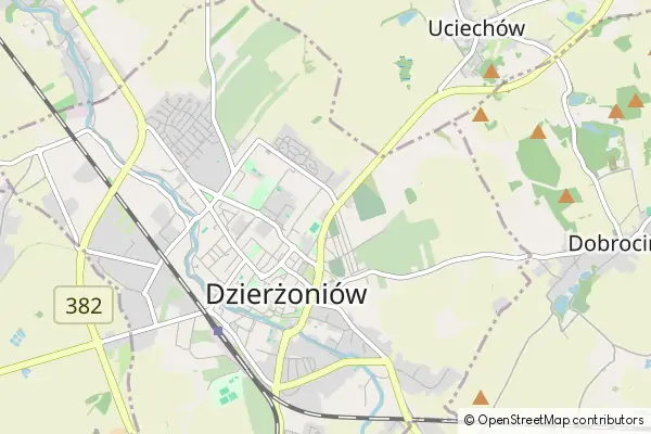 Karte Reichenbach im Eulengebirge