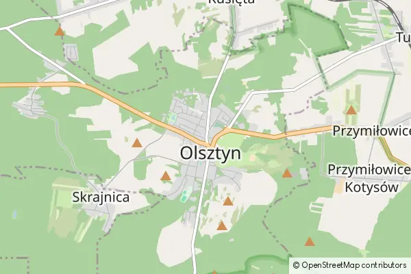 Karte Olsztyn