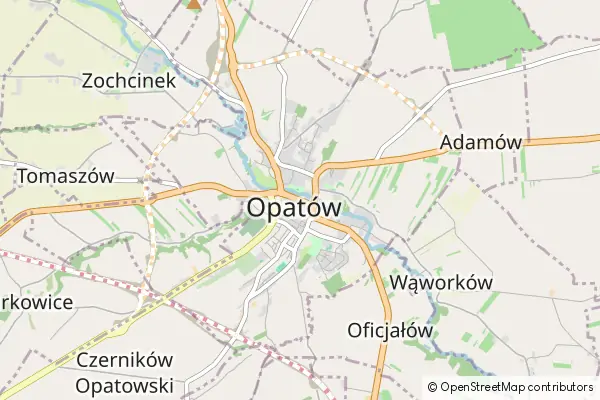 Karte Opatów