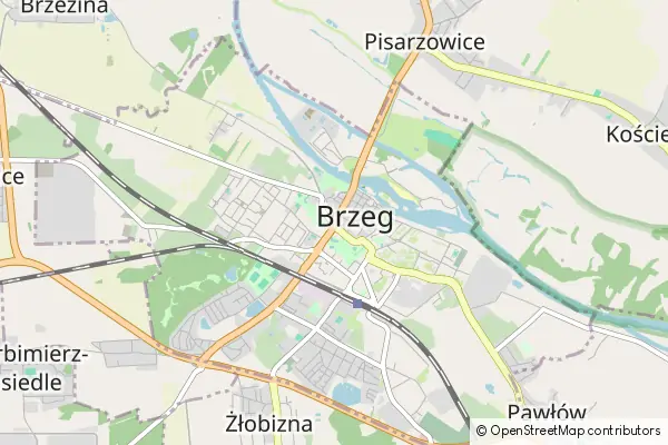 Karte Brzeg