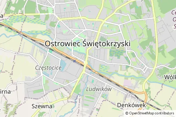 Karte Ostrowiec Świętokrzyski