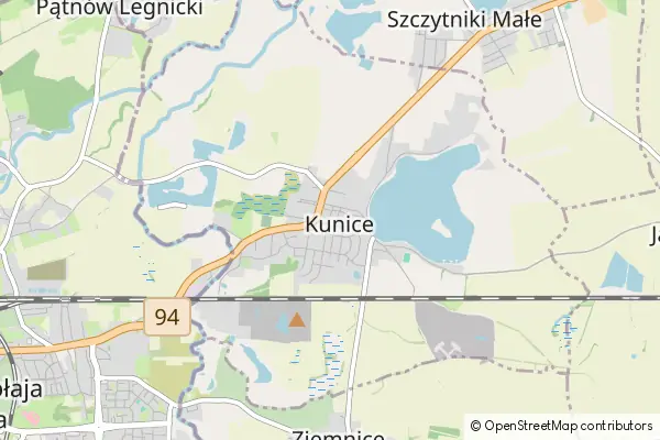 Karte Kunice