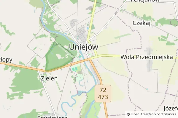 Karte Uniejów