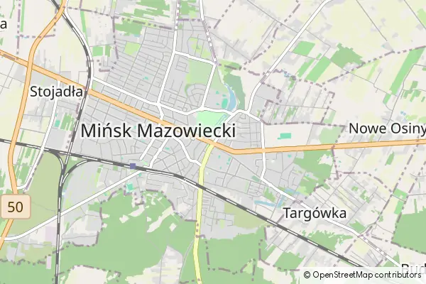 Karte Mińsk Mazowiecki