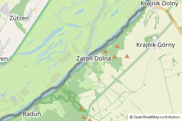 Karte Zatoń Dolna