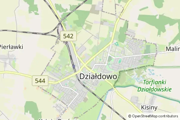 Karte Dzialdowo