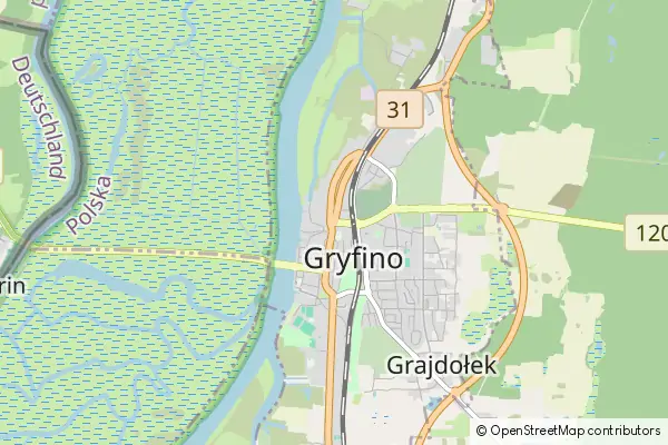 Karte Gryfino