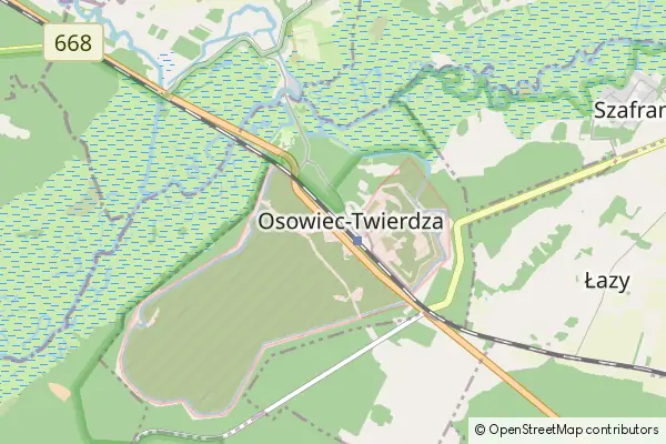 Karte Osowiec-Twierdza