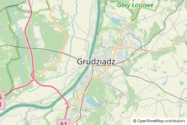 Karte Graudenz