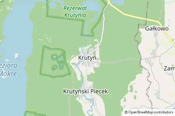 Karte Krutyń