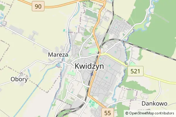 Karte Kwidzyn