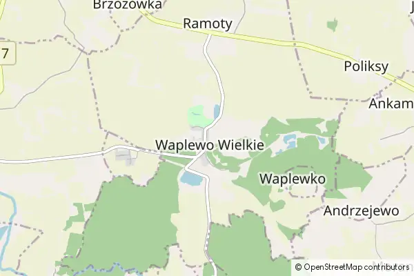 Karte Waplewo Wielkie